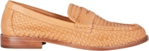 Woven Leather Loafers