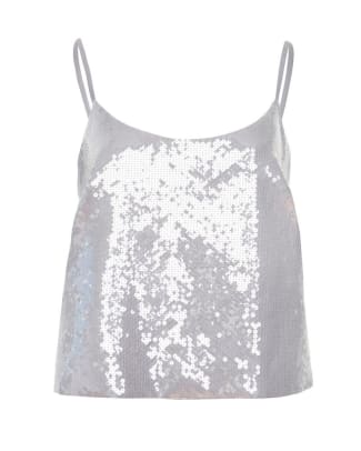 brandon maxwell sequin top