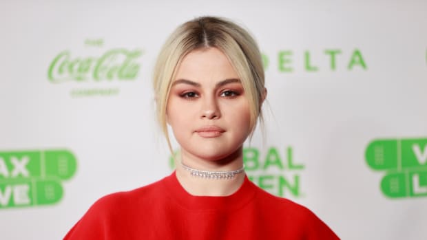Selena Gomez attends Global Citizen VAX LIVE The Concert To Reunite The World at SoFi Stadium in Inglewood, California