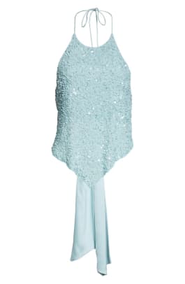alice olivia sequin top