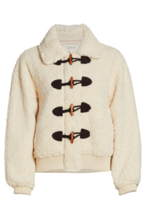 Faux Shearling Toggle Jacket