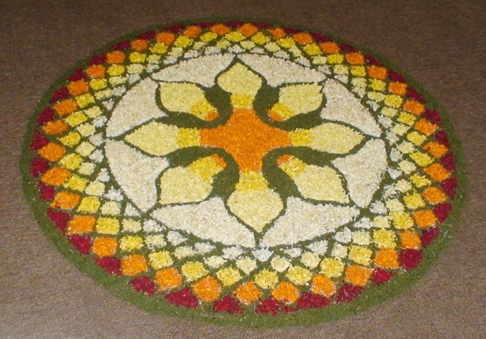 Design for Flower Rangoli