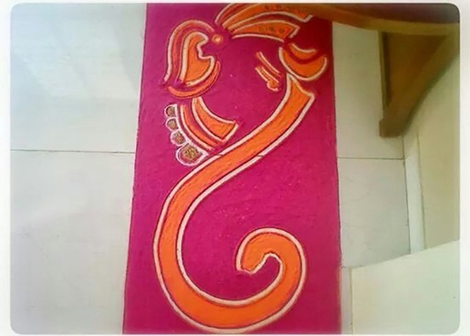 Ganesh Chaturthi Special Rangoli Designs