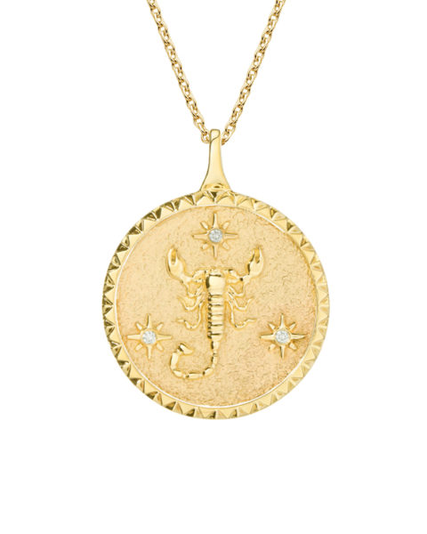 zodiac necklace scorpio