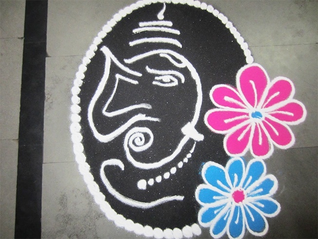 Ragoli design on Ganesh