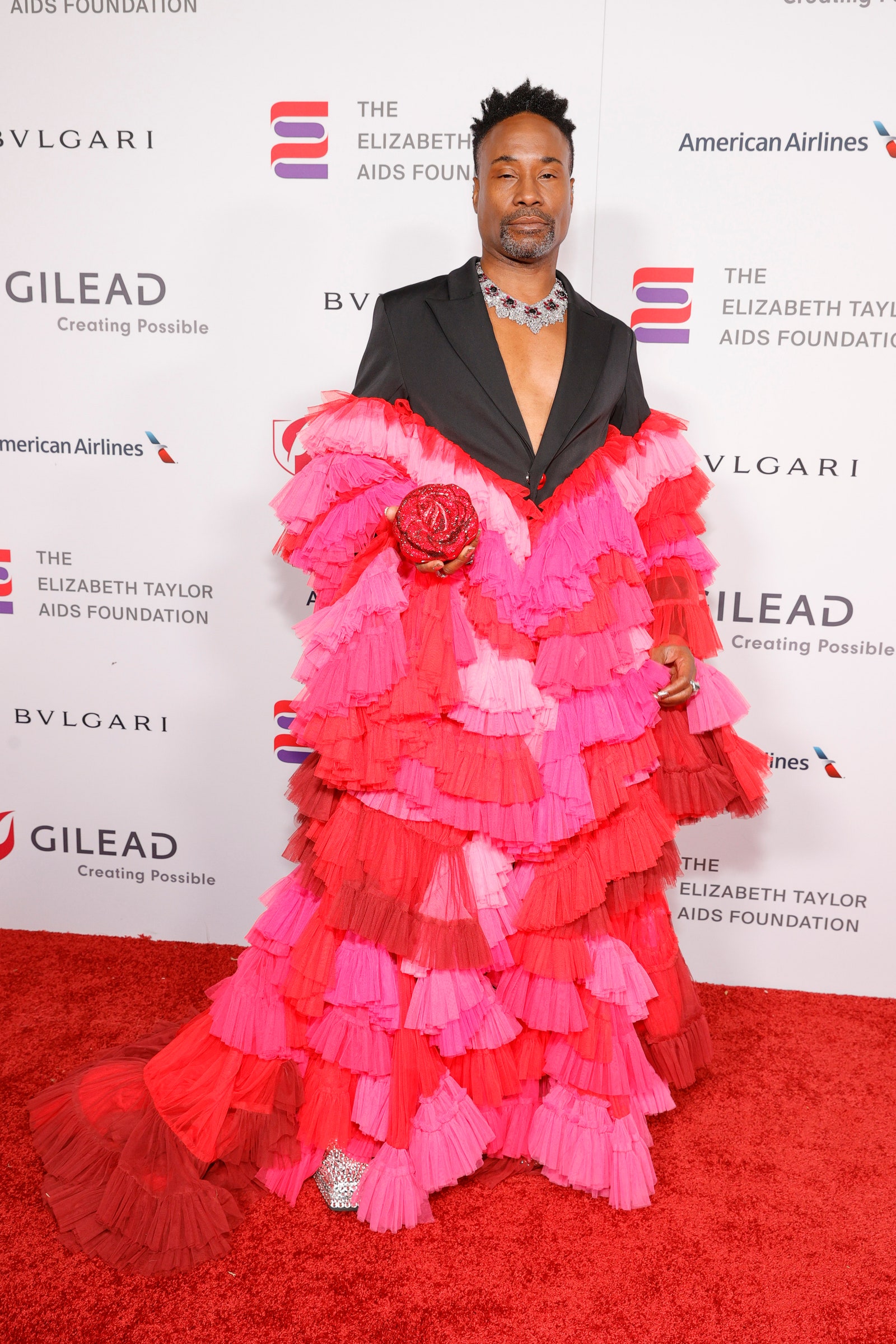 Image may contain Billy Porter Fashion Premiere Red Carpet Red Carpet Premiere Performer Human Person and Clothing