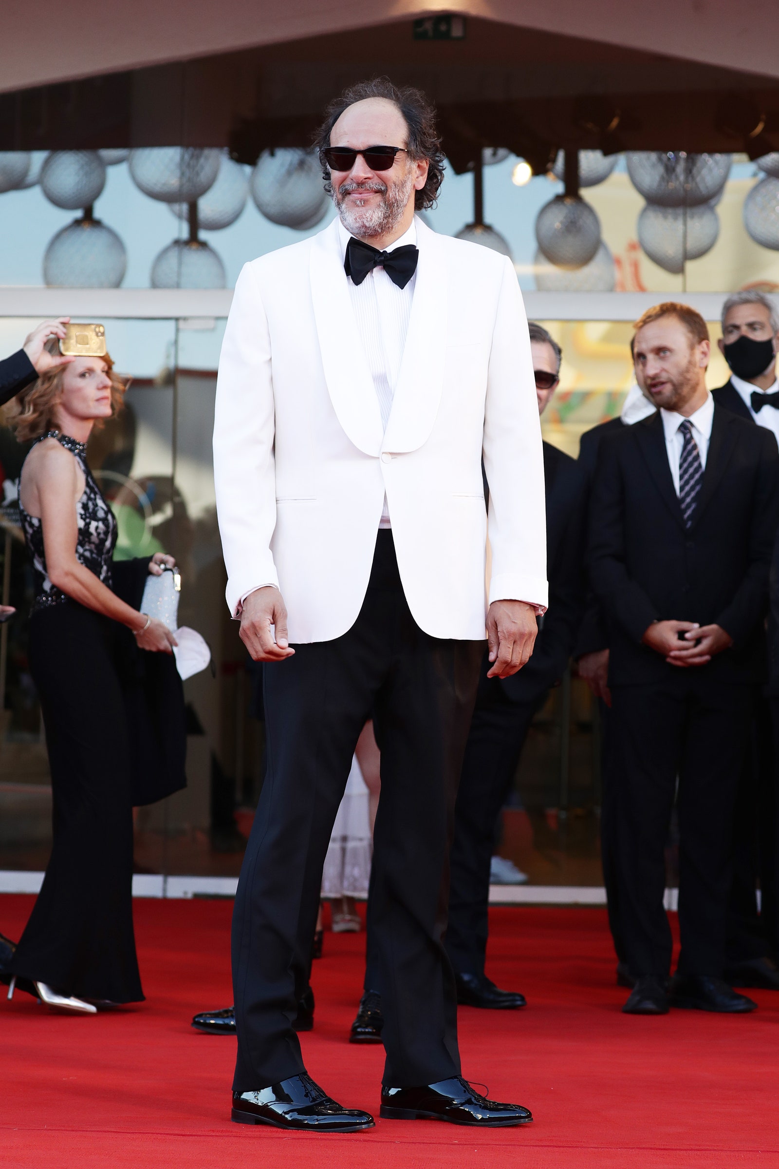 Luca Guadagnino attends the red carpet of Madres Paralelas during the 78th Venice International Film Festival on...