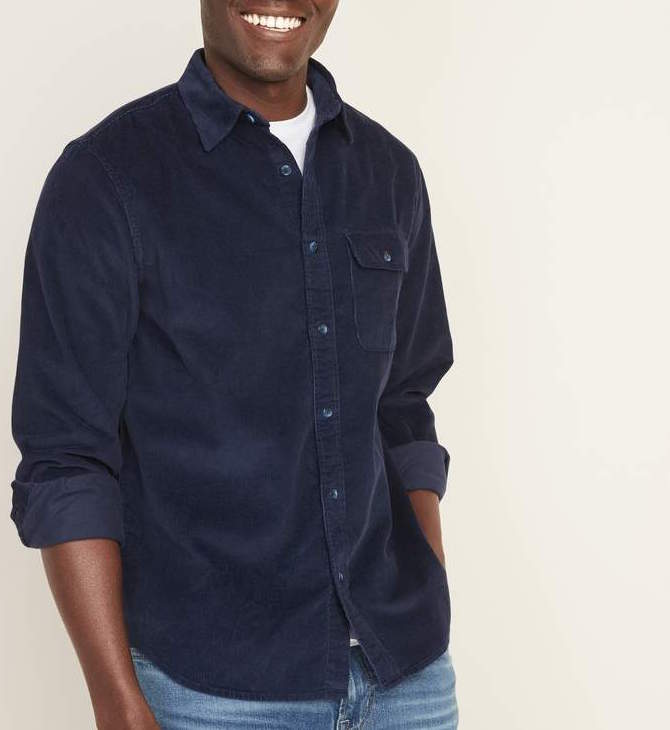old navy corduroy shirt