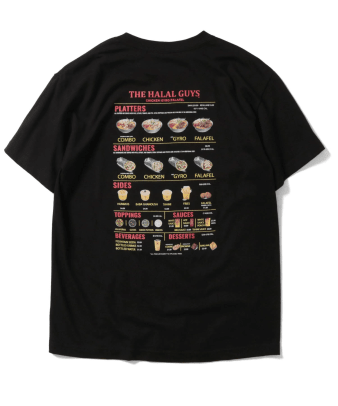 LFYT x The Halal Guys Menu Tee