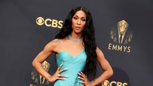 Michaela Jaé Rodriguez attends the 73rd Primetime Emmy Awards
