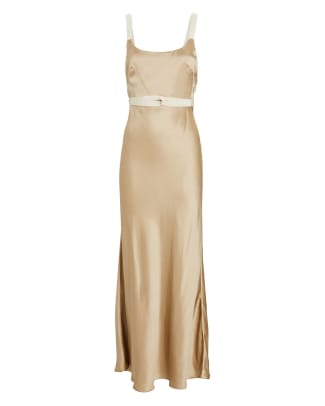 brock collection tamara satin slip maxi