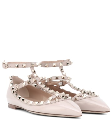 valentino rockstud flat
