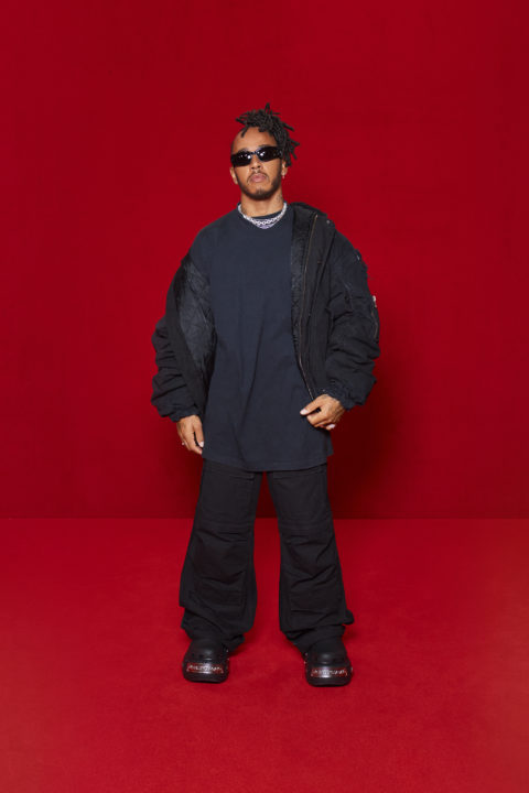 Balenciaga and The Simpsons Red Carpet: Lewis Hamilton