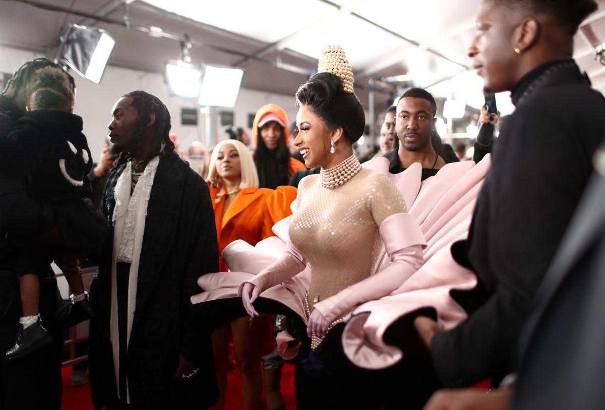 ardi B attends the 61st Annual GRAMMY Awards at Staples Center 2