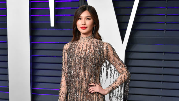 Gemma Chan attends the 2019 Vanity Fair Oscar Party hosted by Radhika Jones at Wallis Annenberg Center for the Performing Arts on February 24, 2019