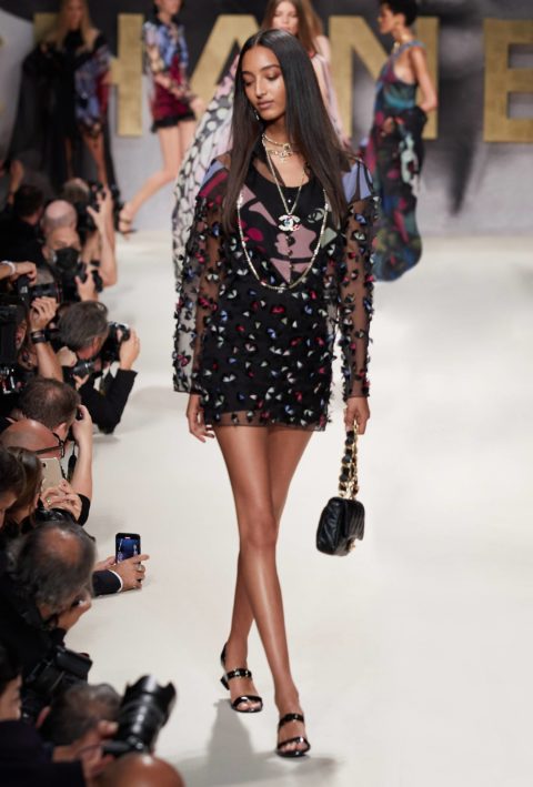 Chanel runway model