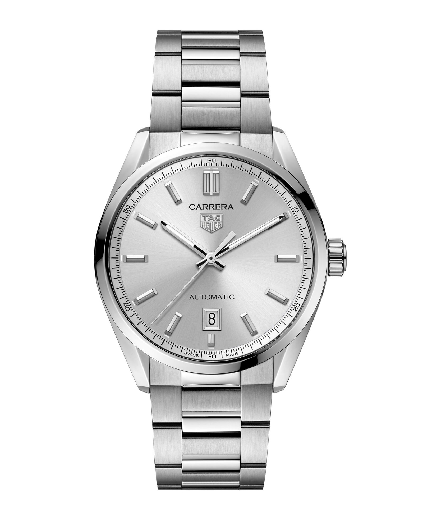 A steel watch