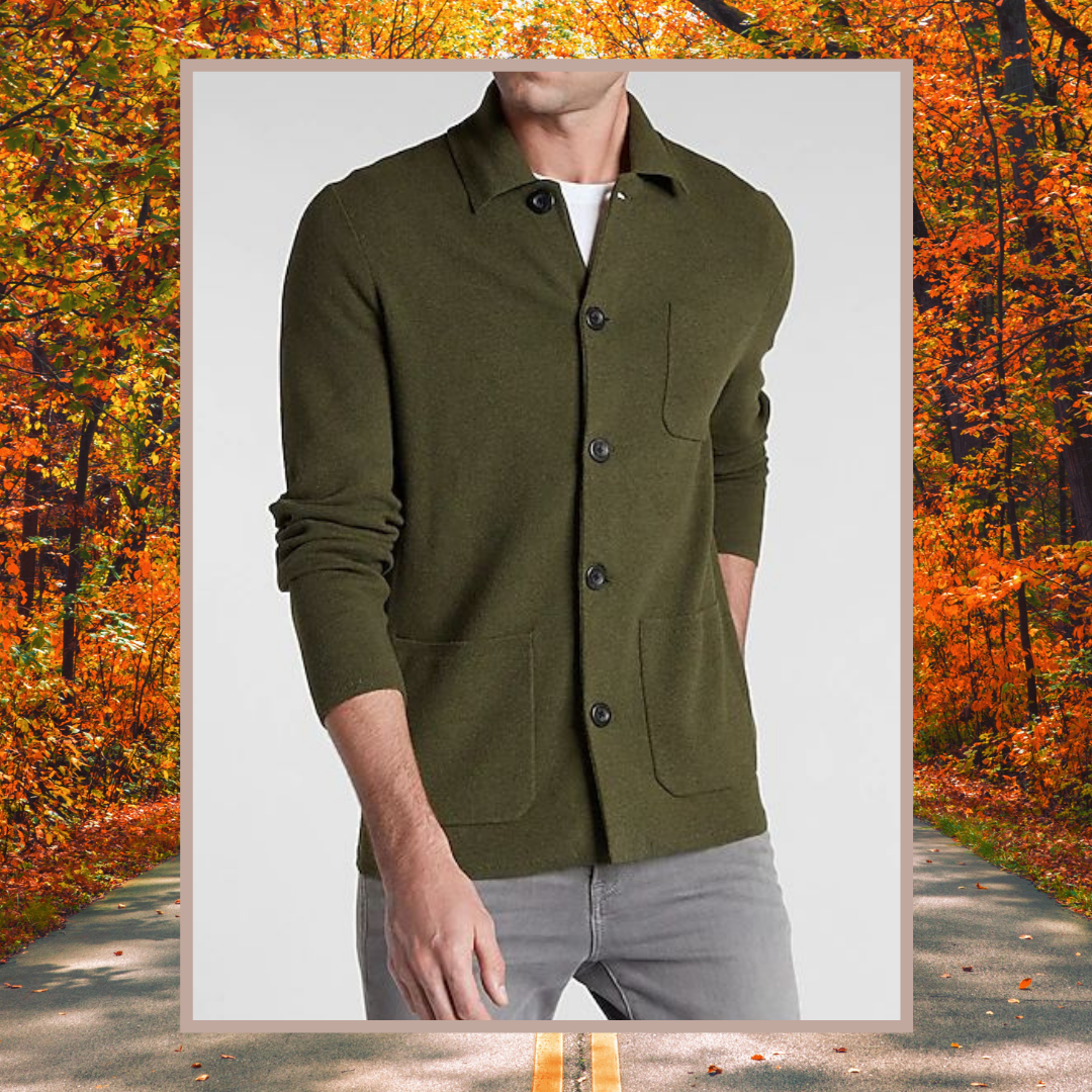 Express chore coat cardigan
