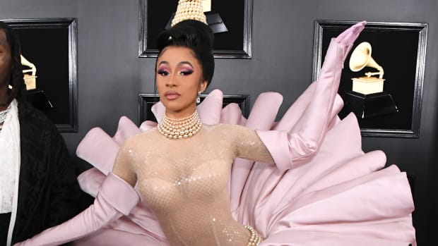 Cardi B attends the 61st Annual GRAMMY Awards at Staples Center on February 10, 2019