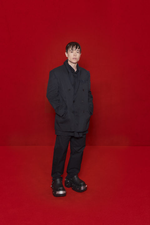 Balenciaga and The Simpsons Red Carpet:Elliot Page