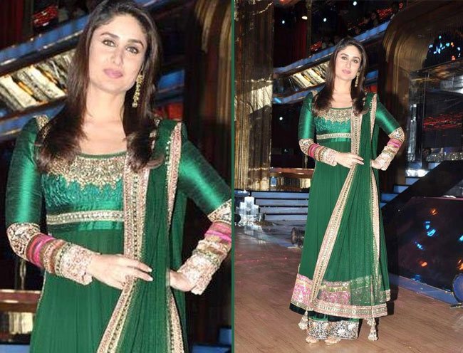 Kareena Kapoor in Green Salwar