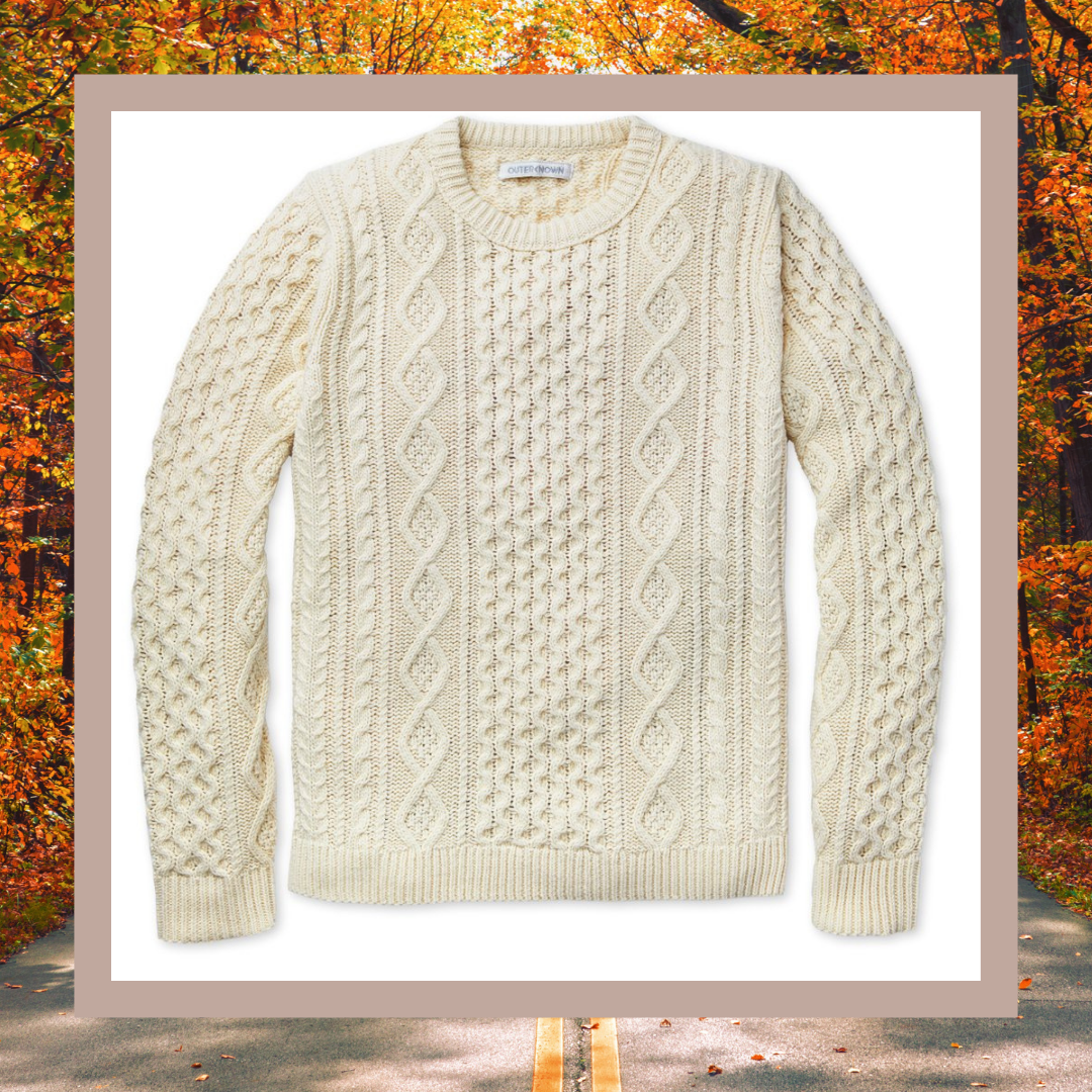 outerknown fisherman sweater