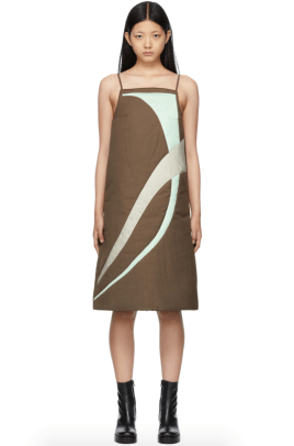 KIJUN Brown Orbit Dress Ssense