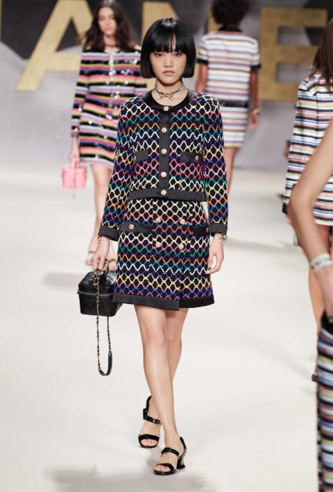 Chanel runway model