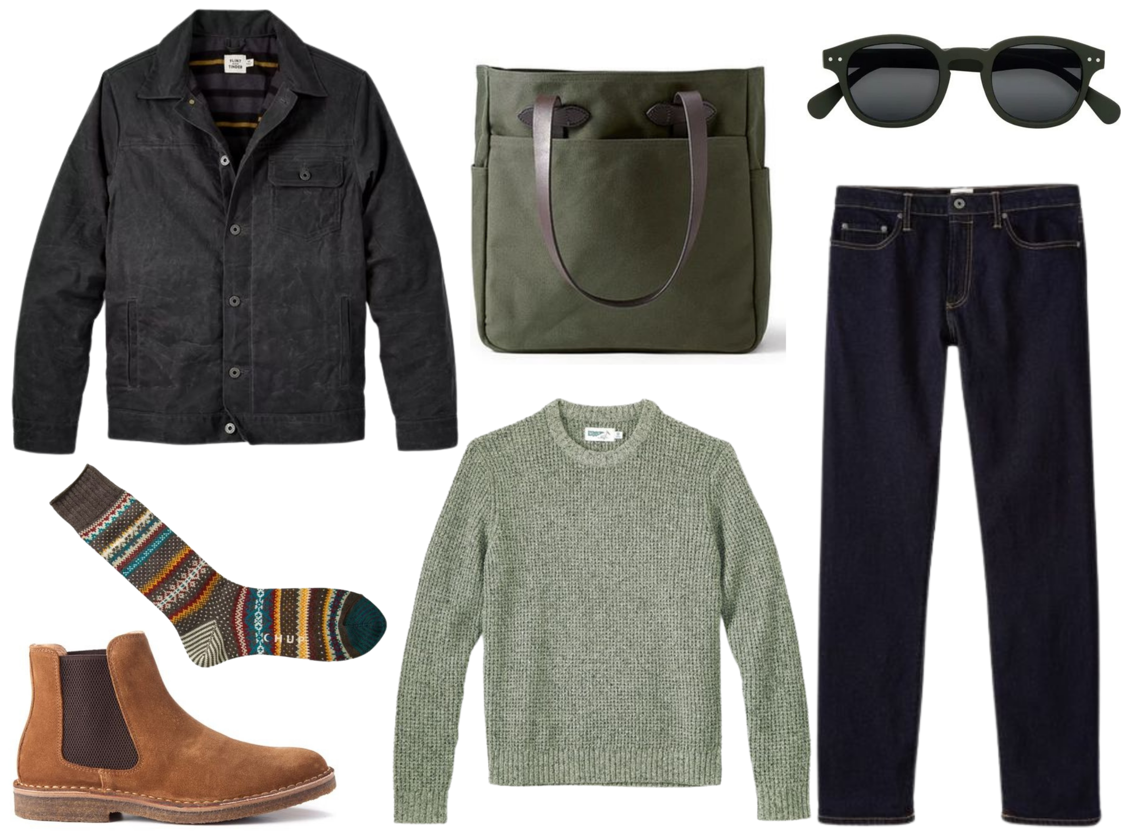waxed trucker jacket outfit