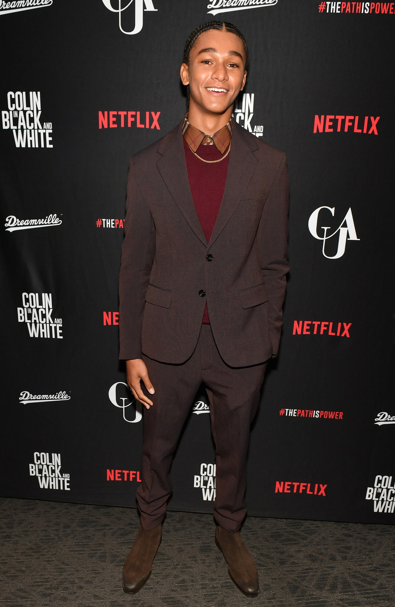 Image may contain Fashion Premiere Human Person Red Carpet Red Carpet Premiere Clothing Apparel Shoe and Footwear