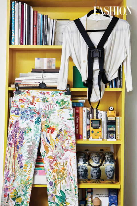 blouse colourful pants