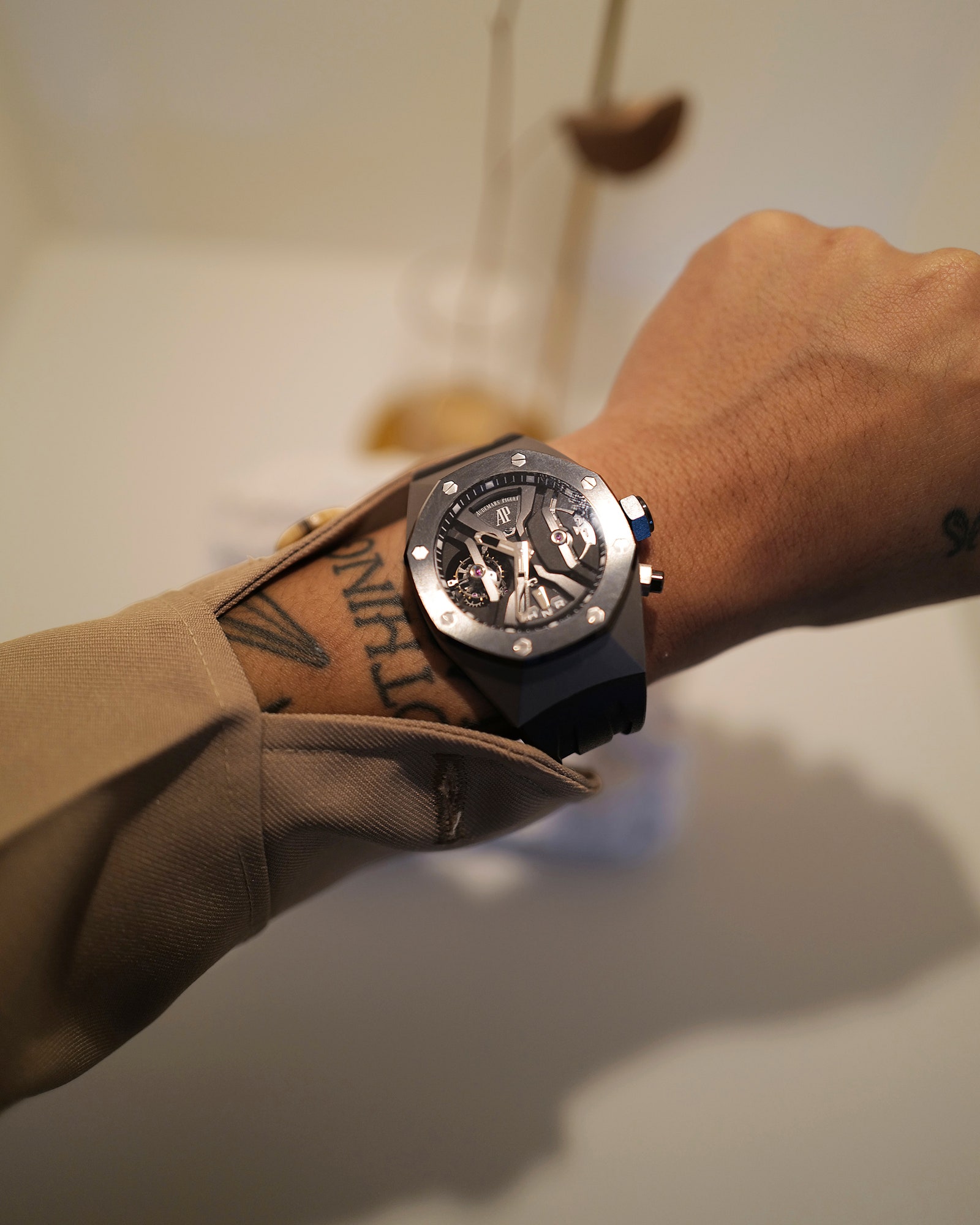 Image may contain Wristwatch Human and Person