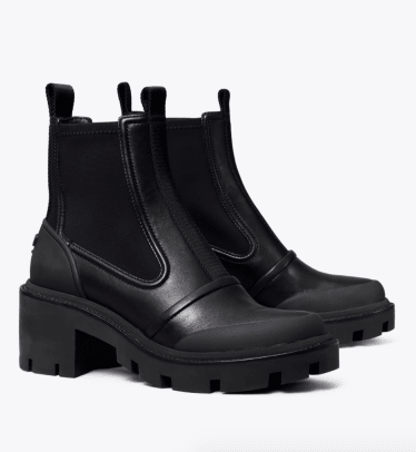Tory Burch Chelsea Lug-Sole Heeled Ankle Boot