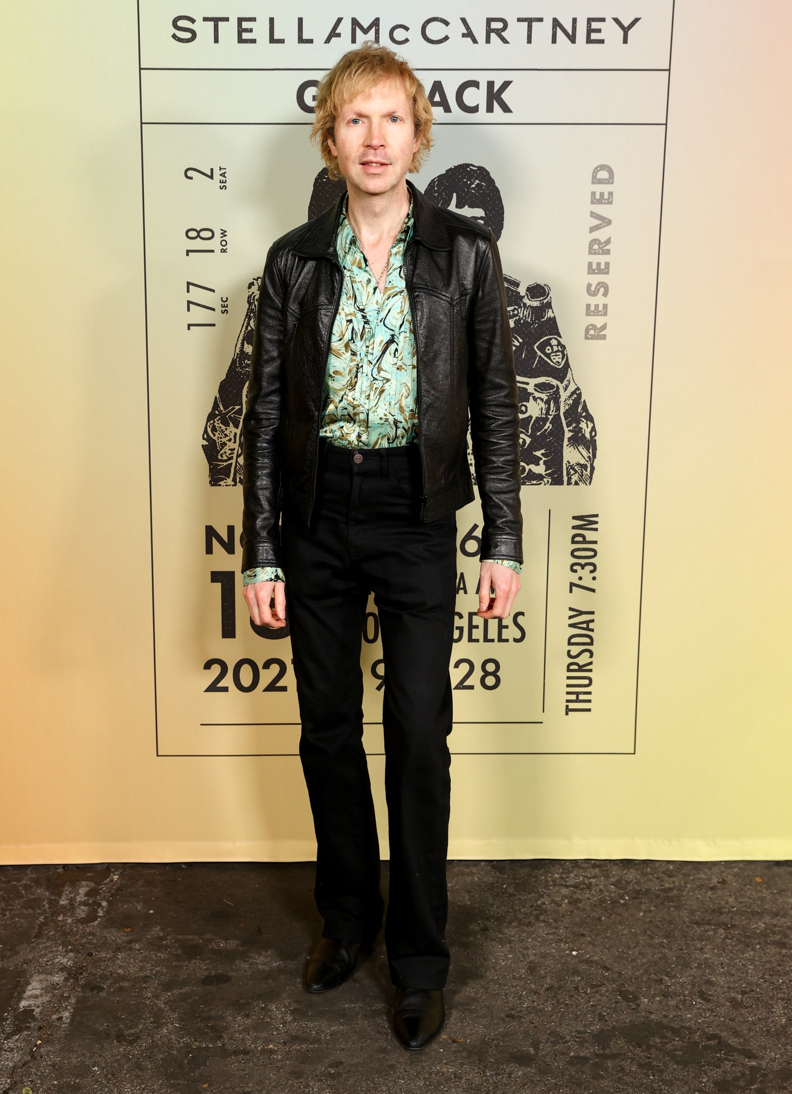 Image may contain Beck Clothing Apparel Human Person Jacket Coat Footwear Shoe and Fashion