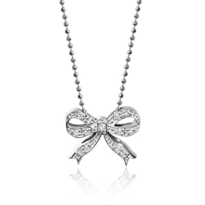 alex woo princess bow necklace