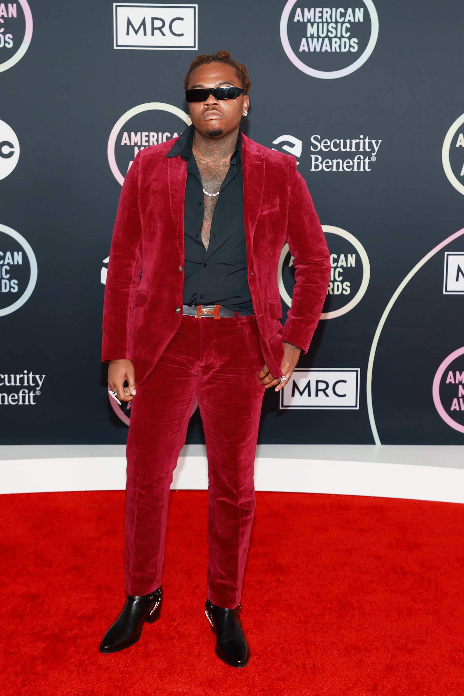 Image may contain Human Person Fashion Sunglasses Accessories Accessory Premiere Red Carpet and Red Carpet Premiere