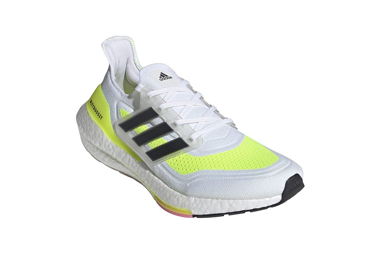 Image may contain: Clothing, Shoe, Footwear, Apparel, and Running Shoe