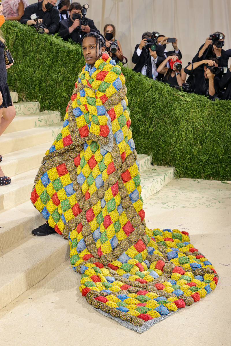 A$AP Rocky at the 2021 Met Gala. 