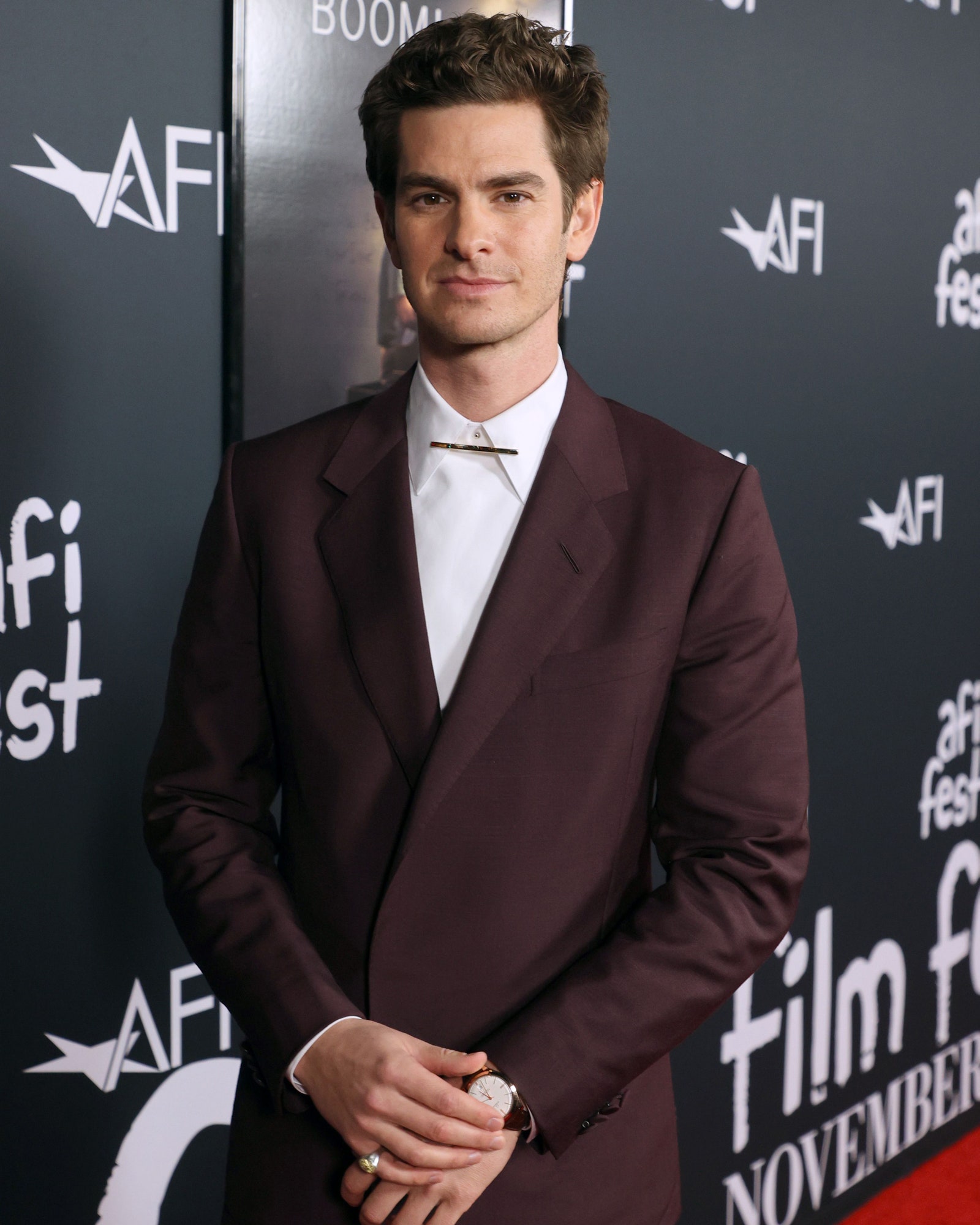 Andrew Garfield attends the 2021 AFI Fest Opening Night Gala Premiere of Netflix