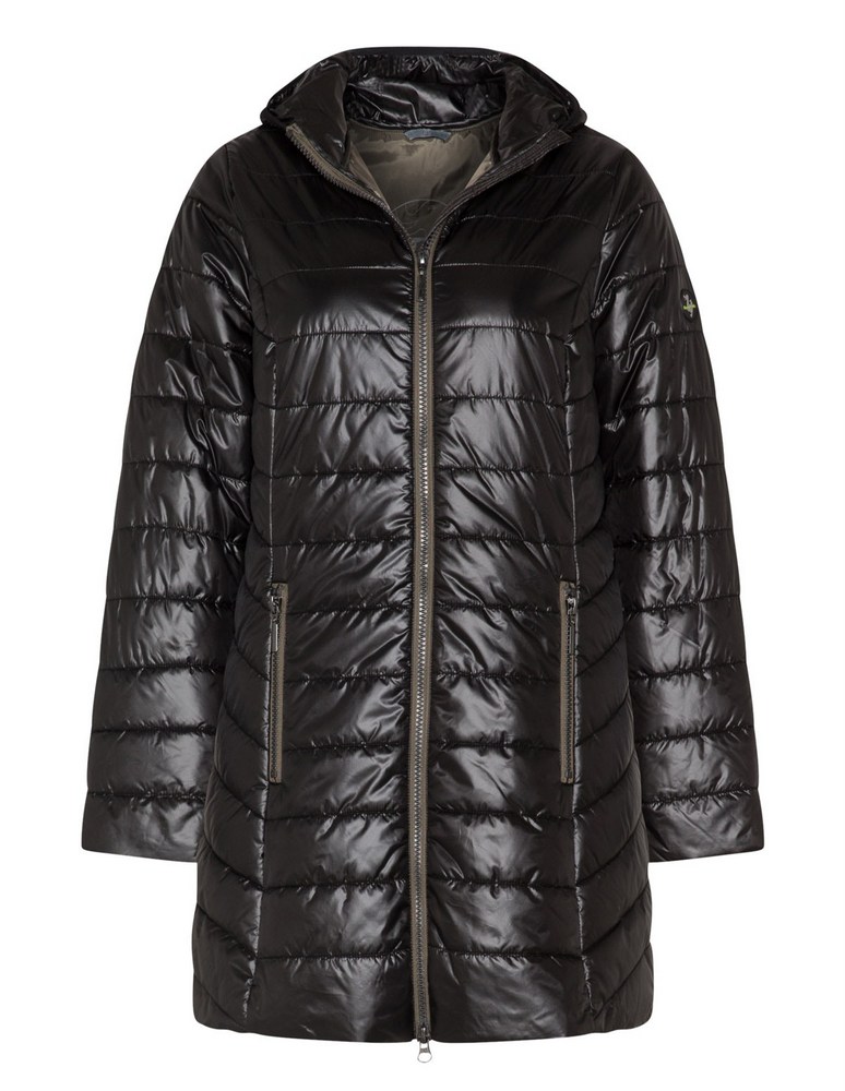 25 Must Rock Plus Size Puffer Coats- Plus by Etage Faux Down Quilted Jacket