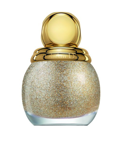 Dior gold nail polish