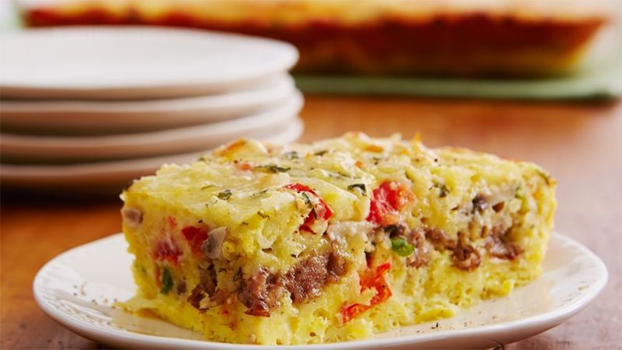 Egg Casserole With Bread