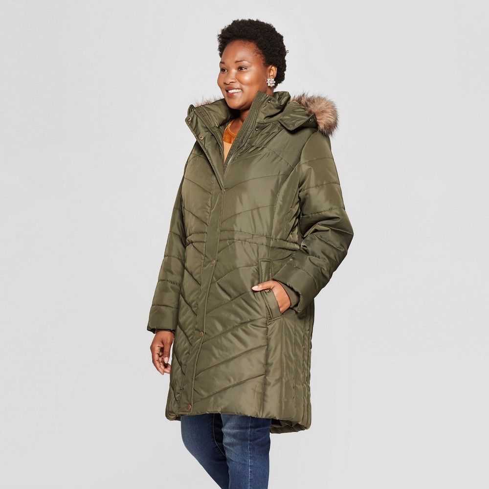25 Must Rock Plus Size Puffer Coats- Ava & Viv Plus Size Quilted Puffer Jacket