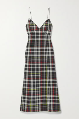 alice and olivia plaid dress